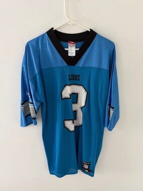 Vintage NFL Reebok Joey Harrington Detroit Lions Football Jersey, Size: Medium